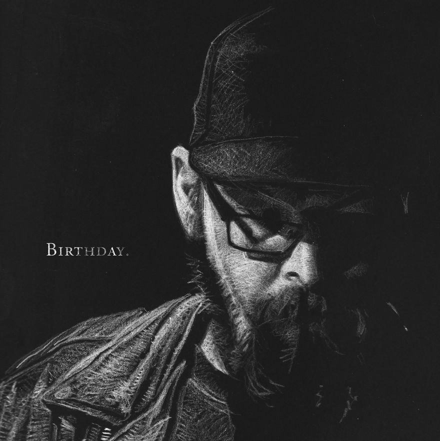 I’ve Drawn Hundreds Of Portraits Of My Friends For Their Birthdays I’ve Drawn Hundreds Of Portraits Of My Friends For Their Birthdays