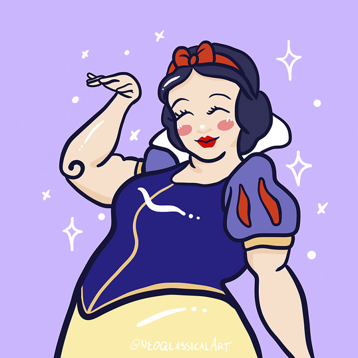 Artist Reimagines Disney Princesses As Plus-Size Women, And Aurora Looks Absolutely Stunning Artist Reimagines Disney Princesses As Plus-Size Women, And Aurora Looks Absolutely Stunning