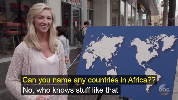 Jimmy Kimmel Asked A Stupidly Simple Geography Question, And These People Still Managed To Fail Jimmy Kimmel Asked A Stupidly Simple Geography Question, And These People Still Managed To Fail