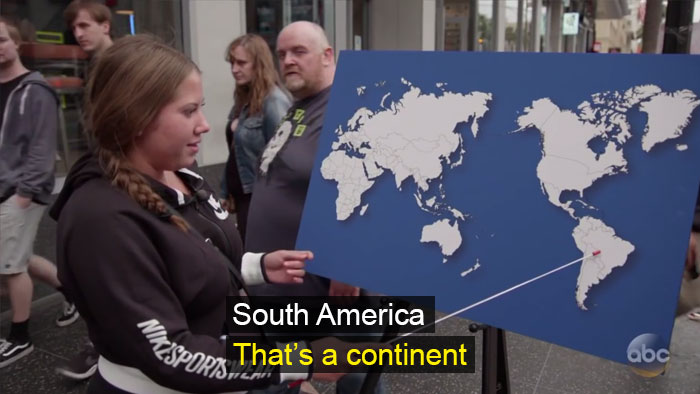 Jimmy Kimmel Asked A Stupidly Simple Geography Question, And These People Still Managed To Fail Jimmy Kimmel Asked A Stupidly Simple Geography Question, And These People Still Managed To Fail