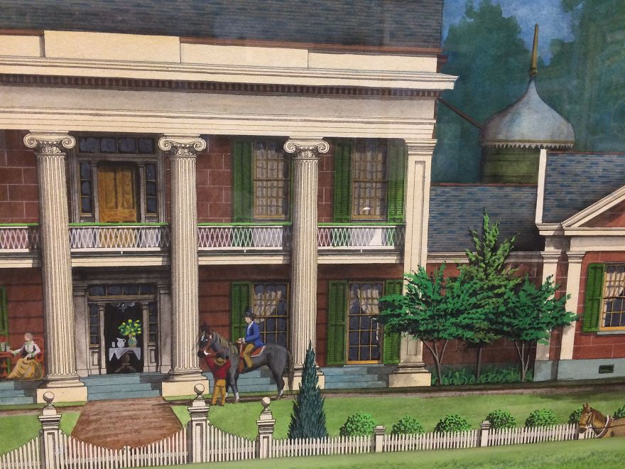 Artist Creates Super-Detailed And Precise Architectural Watercolors Artist Creates Super-Detailed And Precise Architectural Watercolors