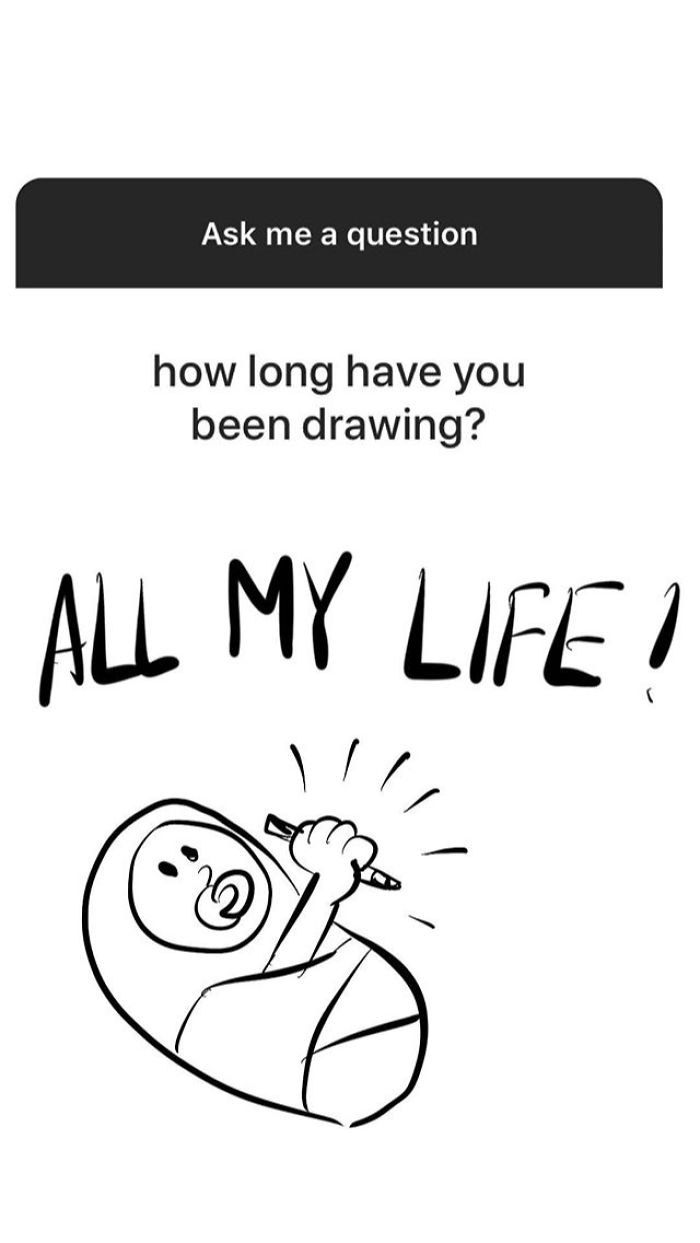 I Replied To The Questions Asked On My Instagram With Drawings, And People Loved Them I Replied To The Questions Asked On My Instagram With Drawings, And People Loved Them