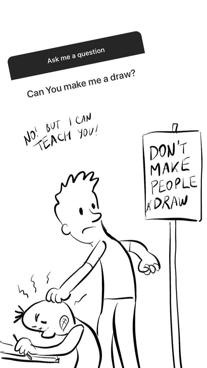 I Replied To The Questions Asked On My Instagram With Drawings, And People Loved Them I Replied To The Questions Asked On My Instagram With Drawings, And People Loved Them