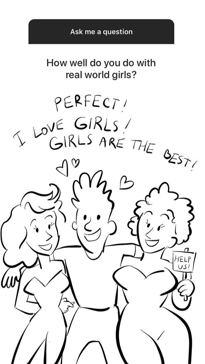 I Replied To The Questions Asked On My Instagram With Drawings, And People Loved Them I Replied To The Questions Asked On My Instagram With Drawings, And People Loved Them