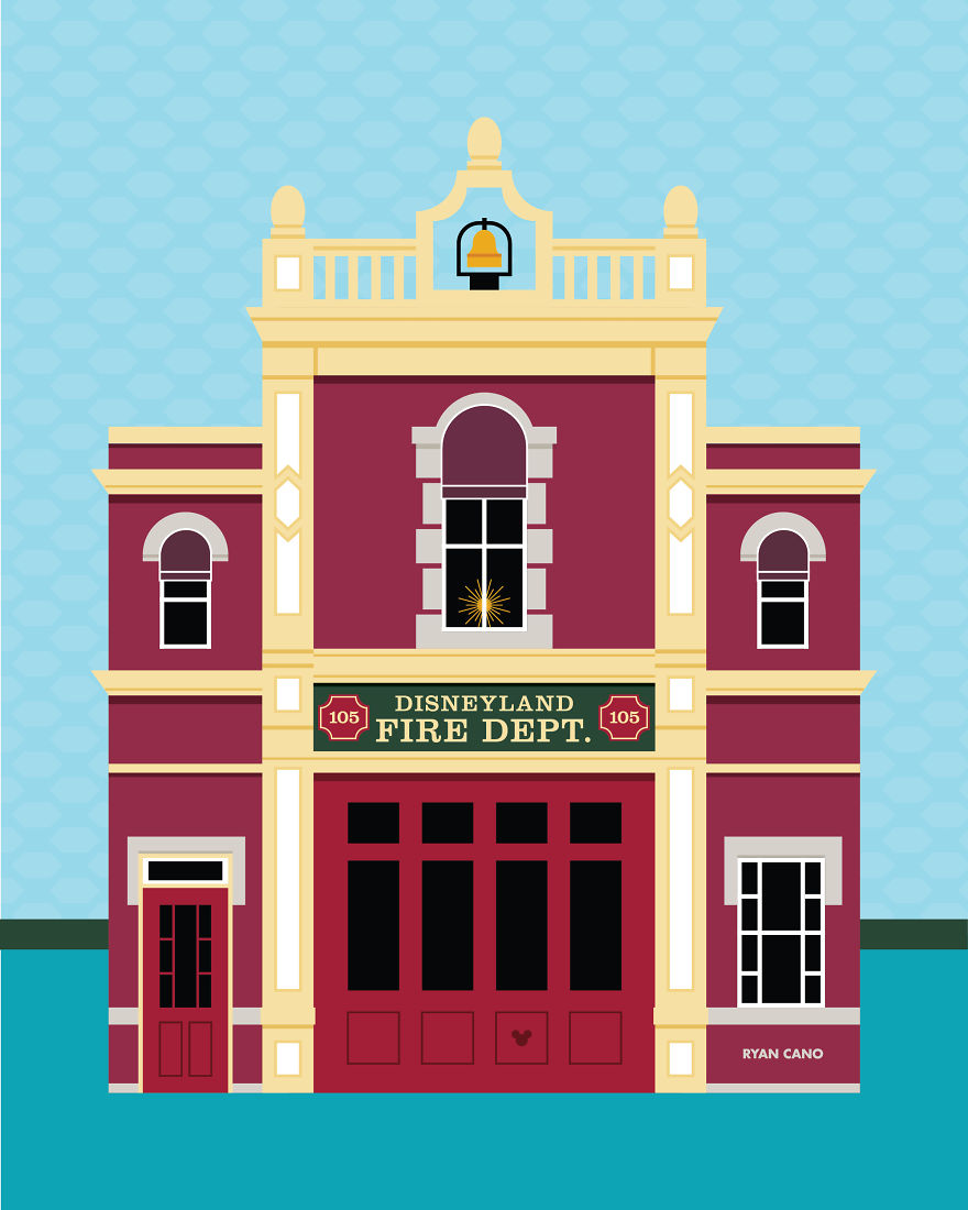 I Illustrate The Architecture And Design Of Disney Parks In Vivid Minimalism I Illustrate The Architecture And Design Of Disney Parks In Vivid Minimalism