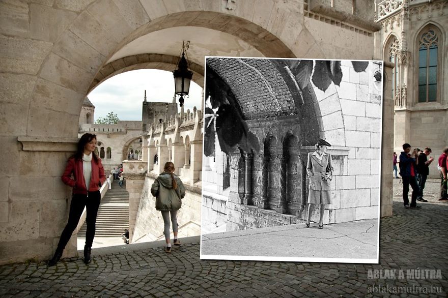 Photographer Lets Us Travel Back In Time By Combining 20th Century Pictures With Modern Day Surroundings Photographer Lets Us Travel Back In Time By Combining 20th Century Pictures With Modern Day Surroundings