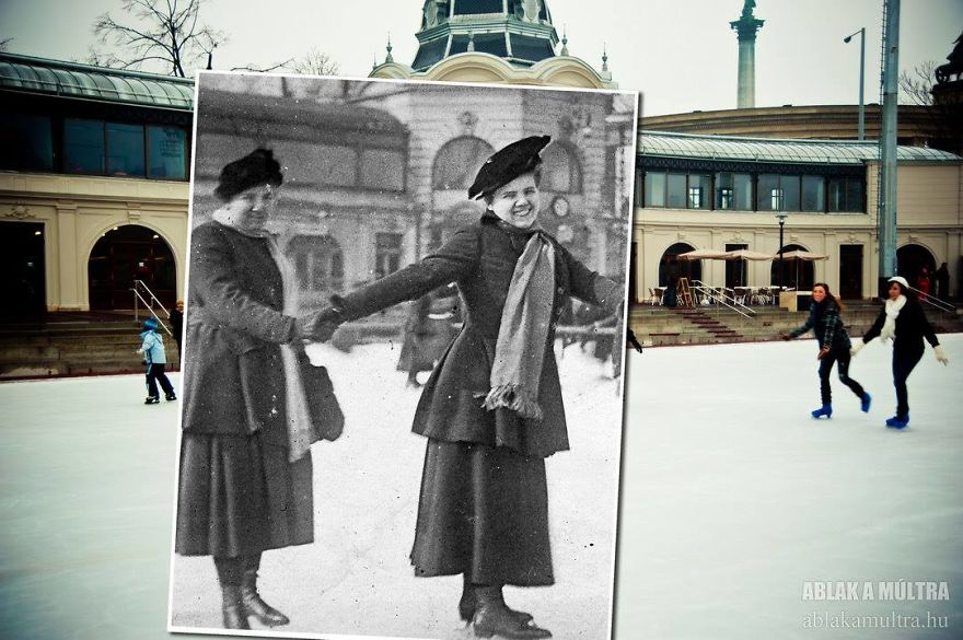 Photographer Lets Us Travel Back In Time By Combining 20th Century Pictures With Modern Day Surroundings Photographer Lets Us Travel Back In Time By Combining 20th Century Pictures With Modern Day Surroundings