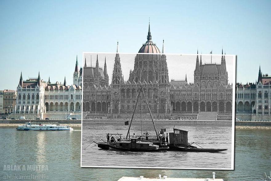 Photographer Lets Us Travel Back In Time By Combining 20th Century Pictures With Modern Day Surroundings Photographer Lets Us Travel Back In Time By Combining 20th Century Pictures With Modern Day Surroundings