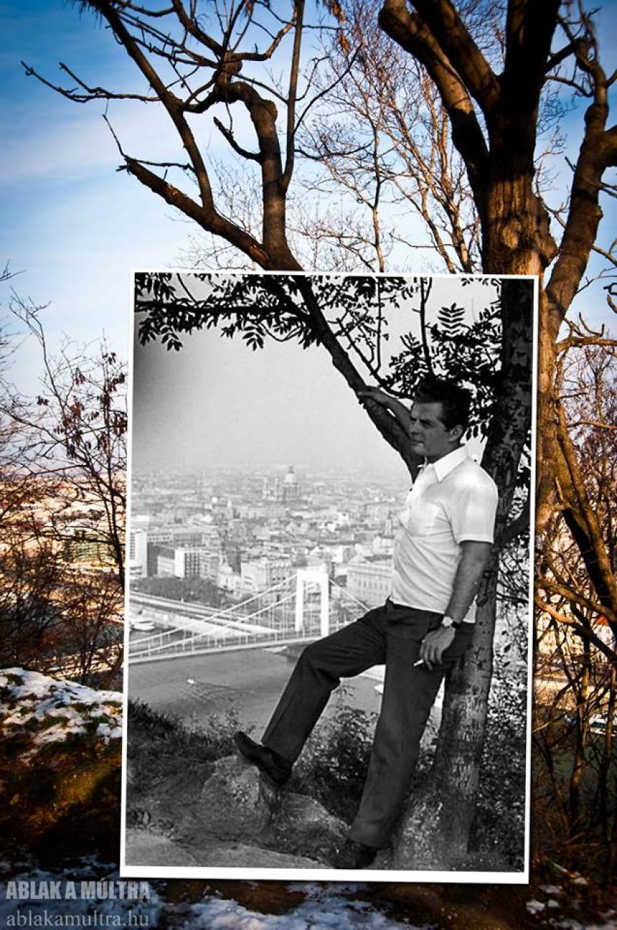 Photographer Lets Us Travel Back In Time By Combining 20th Century Pictures With Modern Day Surroundings Photographer Lets Us Travel Back In Time By Combining 20th Century Pictures With Modern Day Surroundings