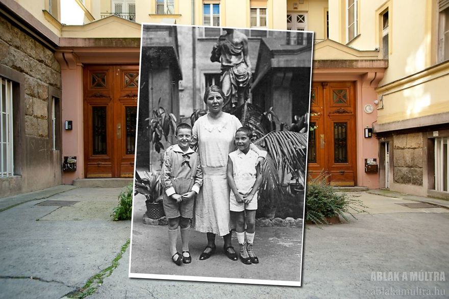 Photographer Lets Us Travel Back In Time By Combining 20th Century Pictures With Modern Day Surroundings Photographer Lets Us Travel Back In Time By Combining 20th Century Pictures With Modern Day Surroundings