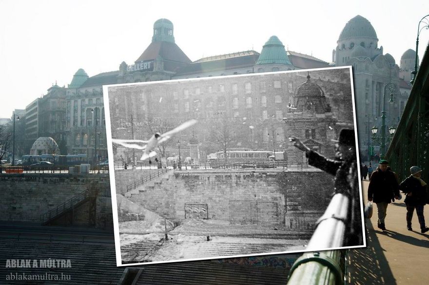 Photographer Lets Us Travel Back In Time By Combining 20th Century Pictures With Modern Day Surroundings Photographer Lets Us Travel Back In Time By Combining 20th Century Pictures With Modern Day Surroundings