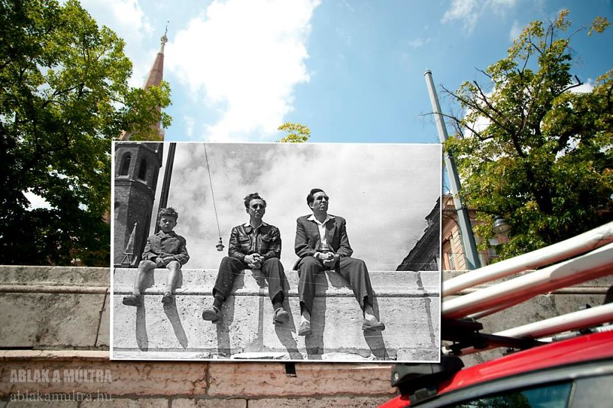 Photographer Lets Us Travel Back In Time By Combining 20th Century Pictures With Modern Day Surroundings Photographer Lets Us Travel Back In Time By Combining 20th Century Pictures With Modern Day Surroundings