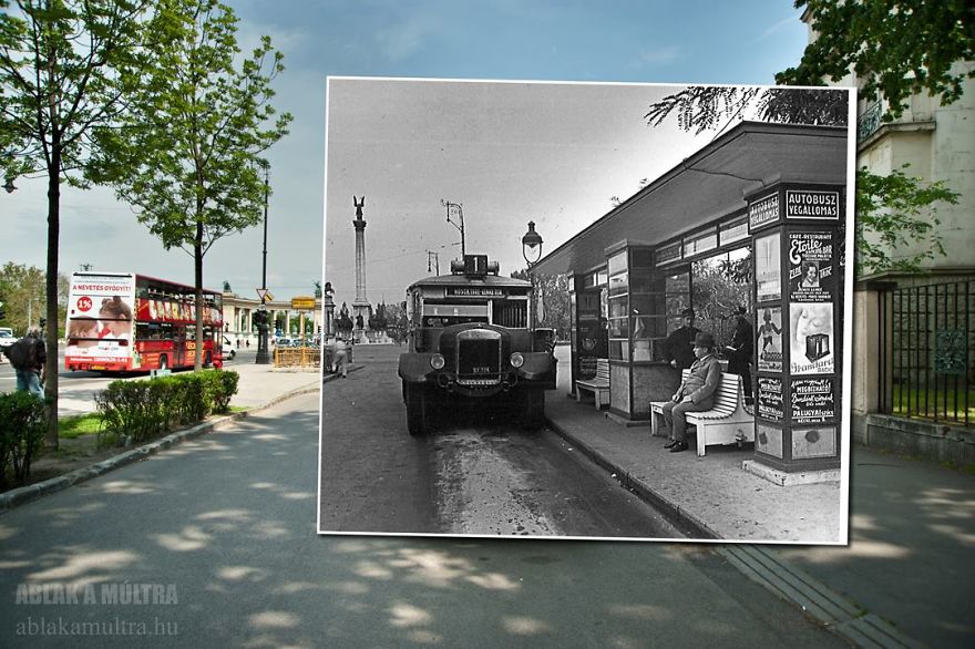 Photographer Lets Us Travel Back In Time By Combining 20th Century Pictures With Modern Day Surroundings Photographer Lets Us Travel Back In Time By Combining 20th Century Pictures With Modern Day Surroundings