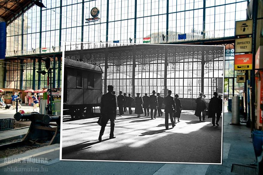 Photographer Lets Us Travel Back In Time By Combining 20th Century Pictures With Modern Day Surroundings Photographer Lets Us Travel Back In Time By Combining 20th Century Pictures With Modern Day Surroundings