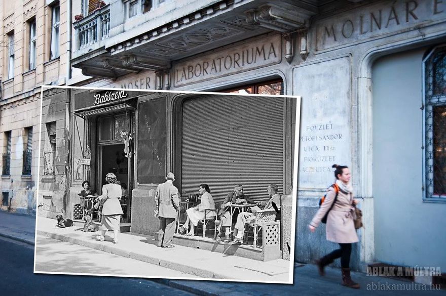 Photographer Lets Us Travel Back In Time By Combining 20th Century Pictures With Modern Day Surroundings Photographer Lets Us Travel Back In Time By Combining 20th Century Pictures With Modern Day Surroundings