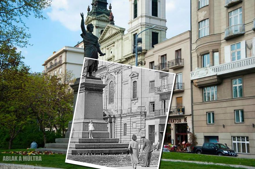 Photographer Lets Us Travel Back In Time By Combining 20th Century Pictures With Modern Day Surroundings Photographer Lets Us Travel Back In Time By Combining 20th Century Pictures With Modern Day Surroundings