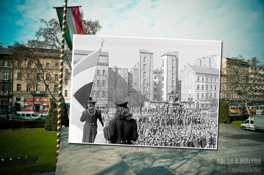 Photographer Lets Us Travel Back In Time By Combining 20th Century Pictures With Modern Day Surroundings Photographer Lets Us Travel Back In Time By Combining 20th Century Pictures With Modern Day Surroundings