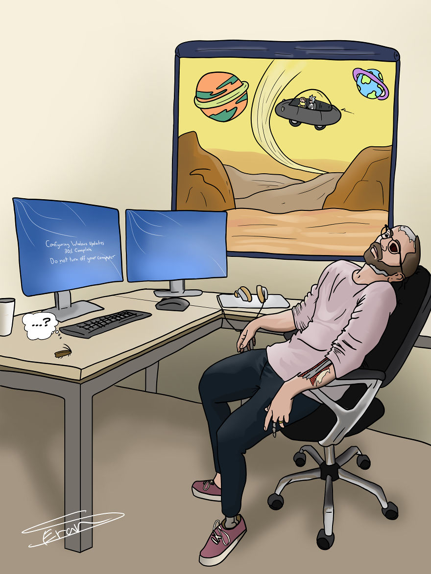 18 Comics About My Job In The Tech Biz