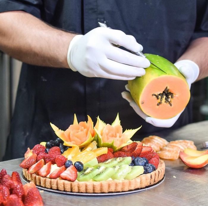 When A Fruit Carver Become A Pastry Chef When A Fruit Carver Become A Pastry Chef