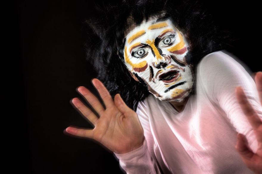 Masks Of Greedy Cannibalistic Spirits Or Diseases That Consume Everything That Keeps Itself Alive