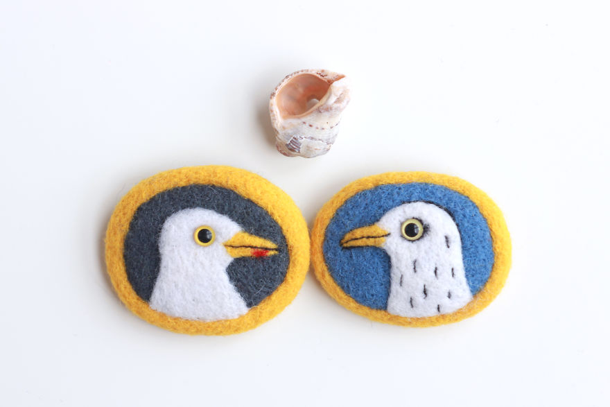 Brooches With Greetings From Baltic Sea