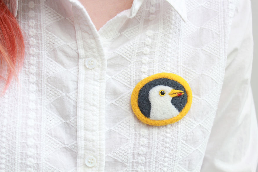 Brooches With Greetings From Baltic Sea