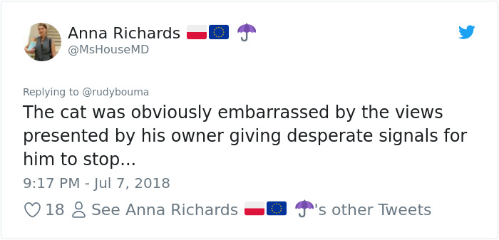 The Way This Polish Academic ‘Reacts’ When Cat Interrupts His Serious Interview Amuses The Internet The Way This Polish Academic ‘Reacts’ When Cat Interrupts His Serious Interview Amuses The Internet