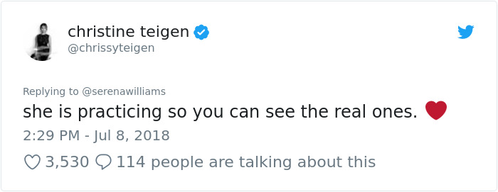 Serena Williams Tweets She Missed Her Daughter’s First Steps, And Chrissy Teigen Comforts Her In The Best Way Possible Serena Williams Tweets She Missed Her Daughter’s First Steps, And Chrissy Teigen Comforts Her In The Best Way Possible