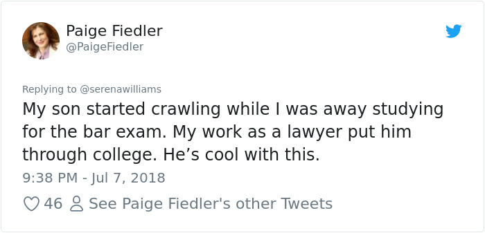 Serena Williams Tweets She Missed Her Daughter’s First Steps, And Chrissy Teigen Comforts Her In The Best Way Possible Serena Williams Tweets She Missed Her Daughter’s First Steps, And Chrissy Teigen Comforts Her In The Best Way Possible