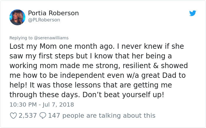 Serena Williams Tweets She Missed Her Daughter’s First Steps, And Chrissy Teigen Comforts Her In The Best Way Possible Serena Williams Tweets She Missed Her Daughter’s First Steps, And Chrissy Teigen Comforts Her In The Best Way Possible