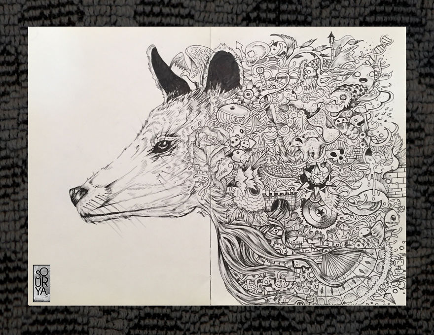 I Use Fineliners And A Sprinkle Of Imagination To Create These Detailed Drawings I Use Fineliners And A Sprinkle Of Imagination To Create These Detailed Drawings