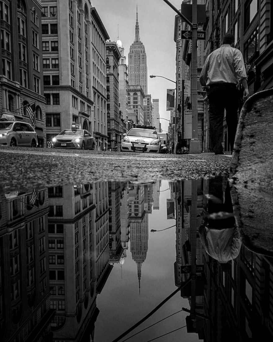 You´ve Never Seen Nyc Like This. I Caputred
the Parallel Worlds Of New York City Through Puddles You´ve Never Seen Nyc Like This. I Caputred
the Parallel Worlds Of New York City Through Puddles