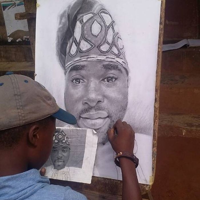 11-Year-Old Kid From Nigeria Creates Hyperrealistic Drawings, And The Result Will Blow Your Mind 11-Year-Old Kid From Nigeria Creates Hyperrealistic Drawings, And The Result Will Blow Your Mind