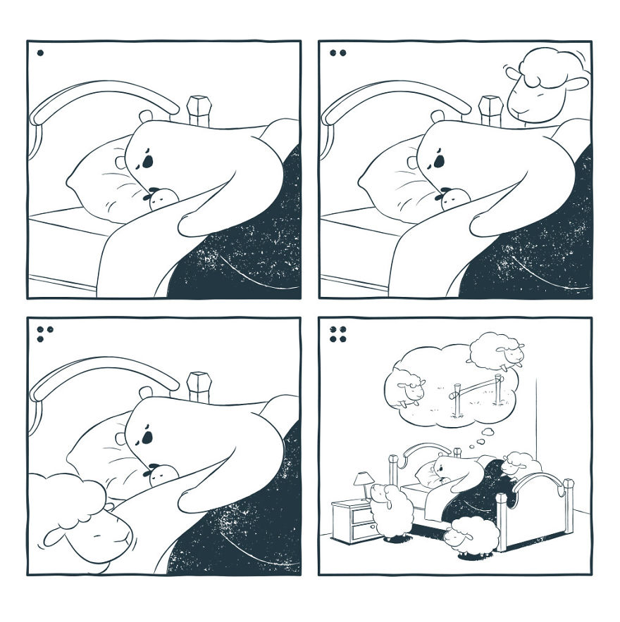 We Create Comics About A Cute Bear That Have Unexpected And Sometimes Dark Endings