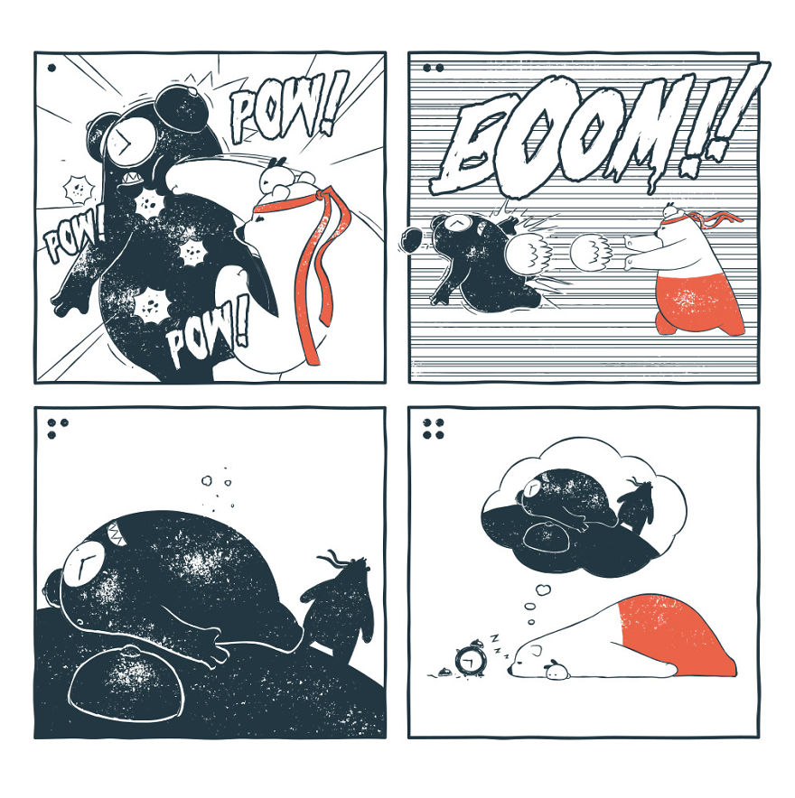 We Create Comics About A Cute Bear That Have Unexpected And Sometimes Dark Endings