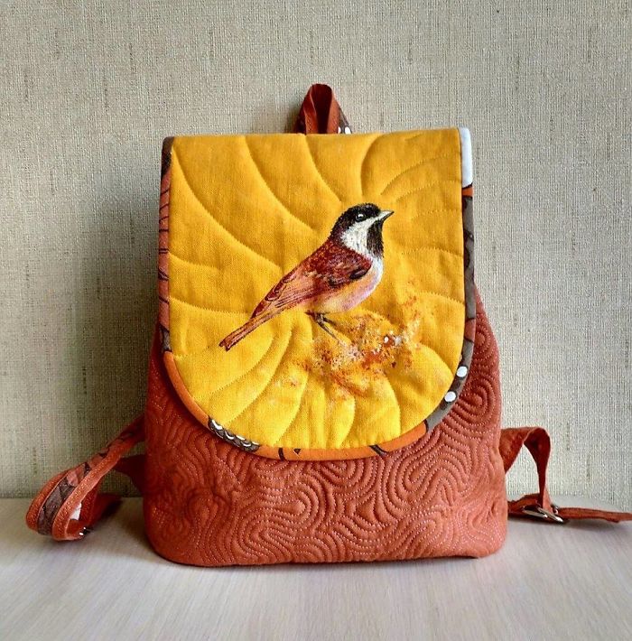 Together With My Mom, We Create One-Of-A-Kind Hand-Painted Backpacks