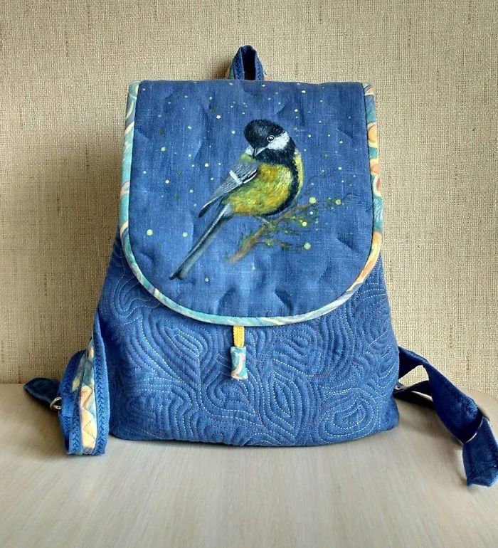 Together With My Mom, We Create One-Of-A-Kind Hand-Painted Backpacks