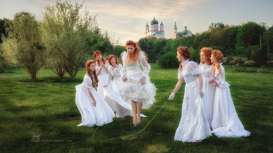 I Combined Vintage And Redheads To Recreate Paintings From The Past I Combined Vintage And Redheads To Recreate Paintings From The Past