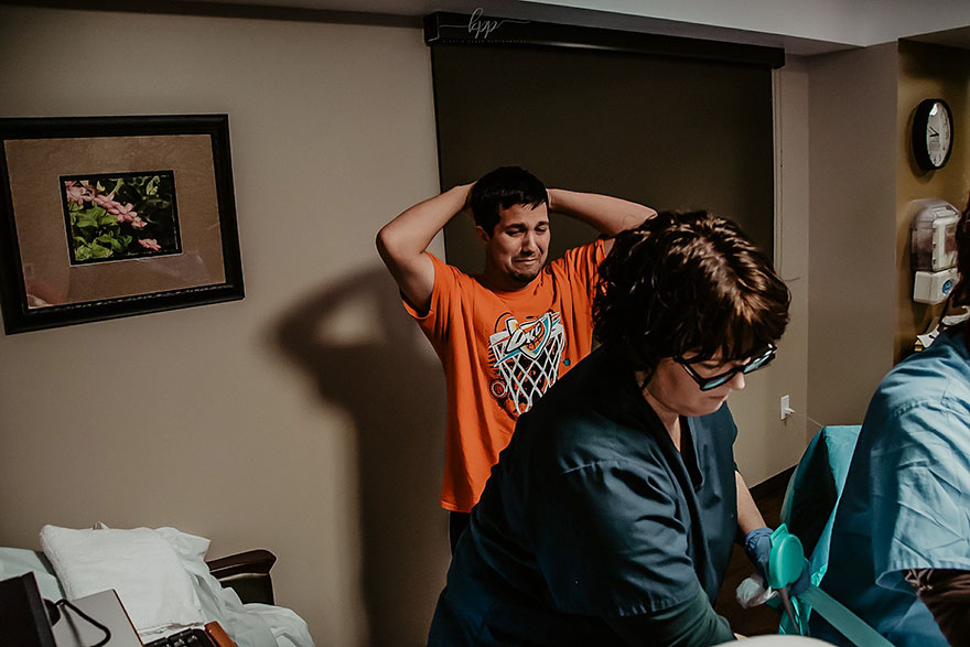 Everyone Thought This Man Was Crying Because Of His Newborn Son Until He Revealed The Real Reason