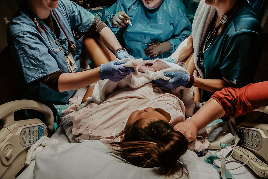 Everyone Thought This Man Was Crying Because Of His Newborn Son Until He Revealed The Real Reason