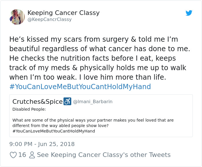 Disabled People Are Sharing The Most Adorable Ways Their Partners Show Them Love And It Will Warm Your Heart