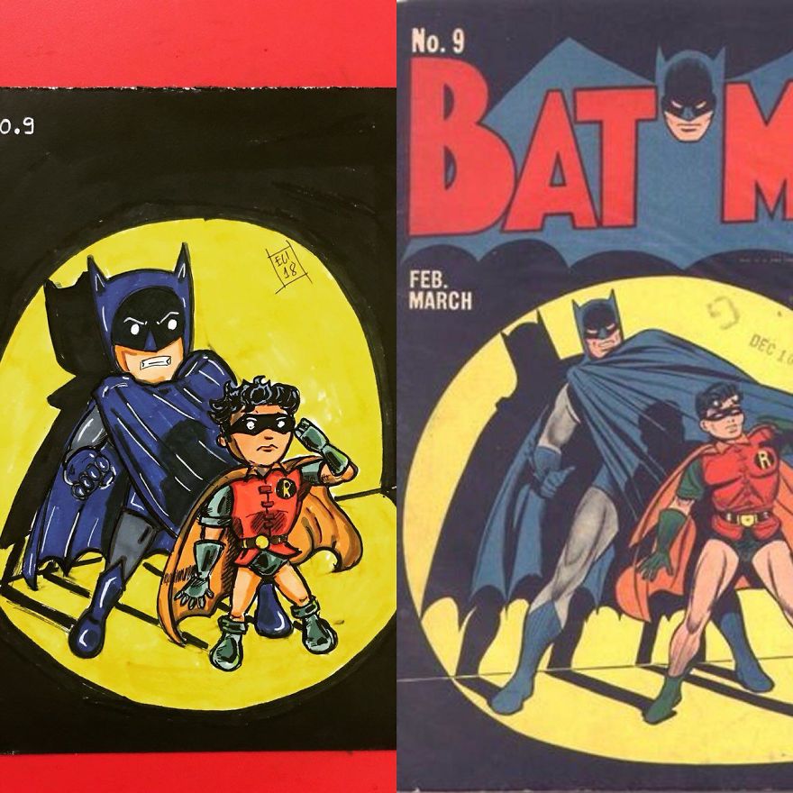 I Re-Imagine Comic Book Covers In My Own Style