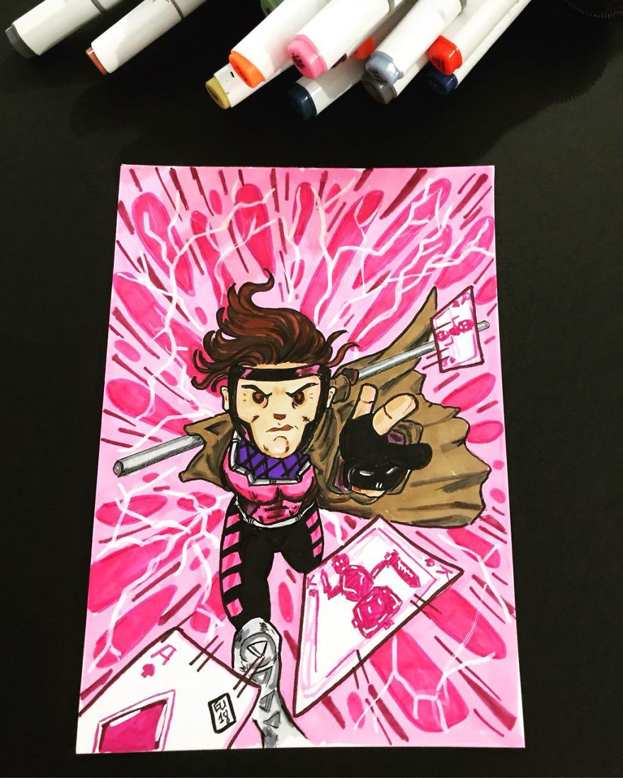 I Re-Imagine Comic Book Covers In My Own Style