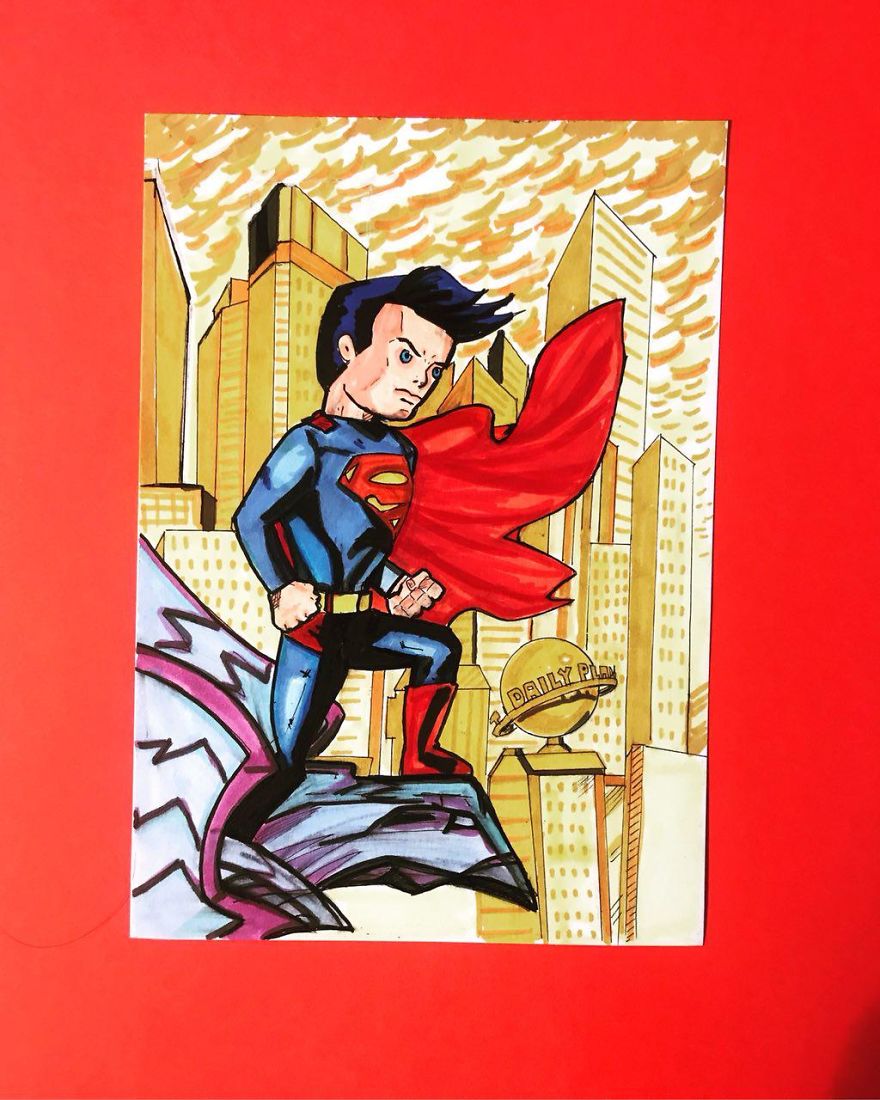 I Re-Imagine Comic Book Covers In My Own Style