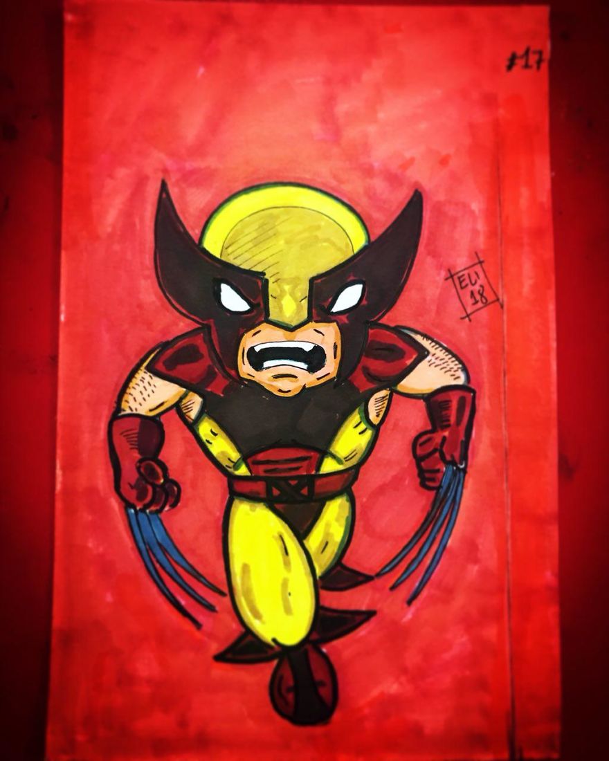 I Re-Imagine Comic Book Covers In My Own Style