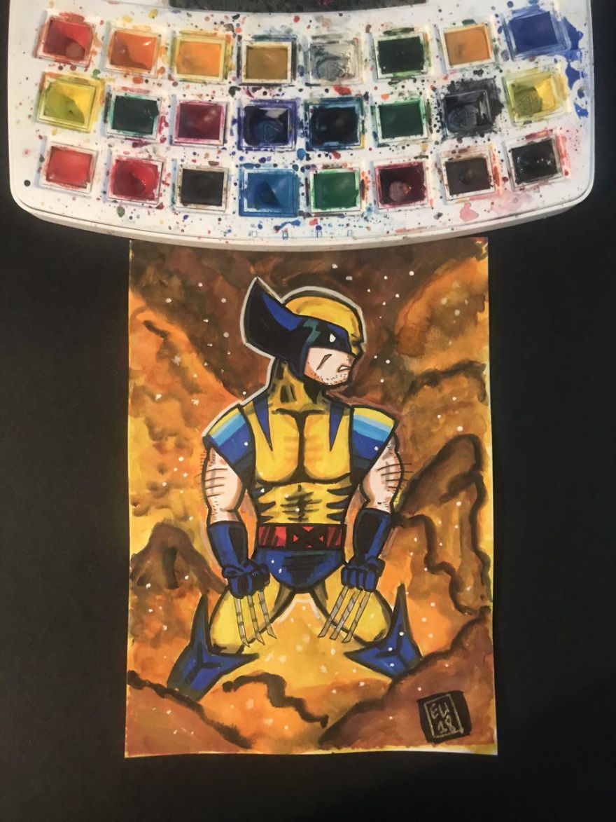 I Re-Imagine Comic Book Covers In My Own Style