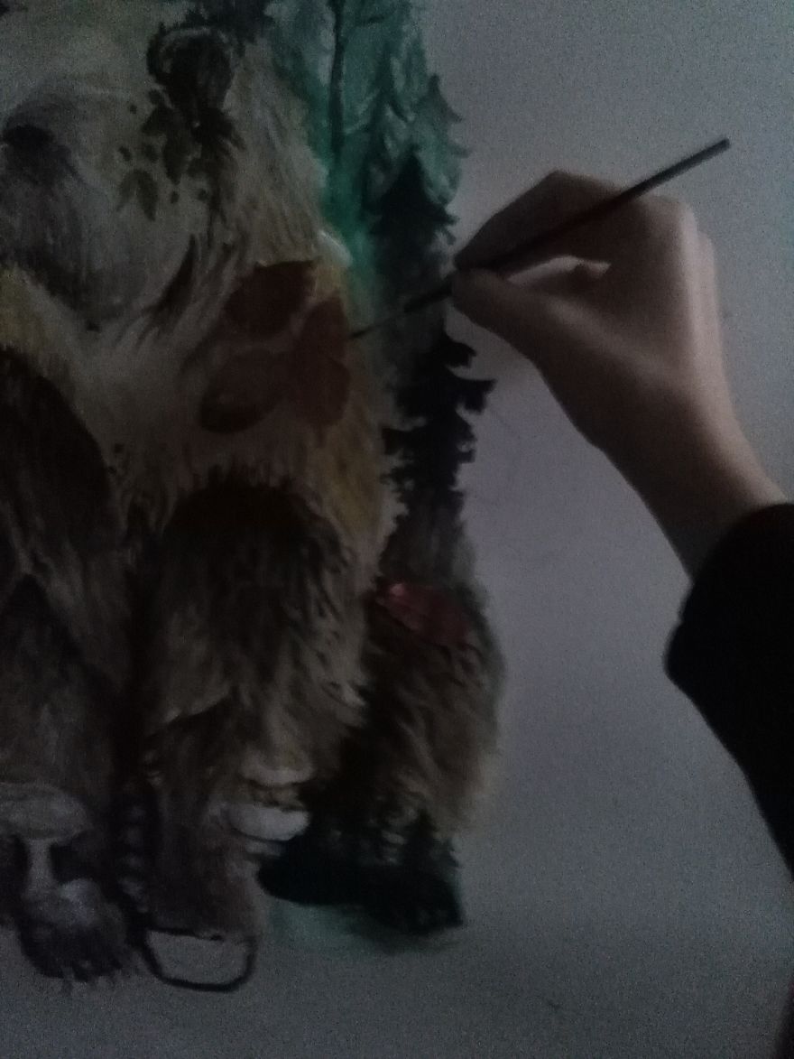 I Created These Two Paintings About Environmental Issues