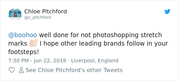 Boohoo Posts Image Without Photoshopping Model’s “Imperfections” Out And The Internet Is Saying FINALLY Boohoo Posts Image Without Photoshopping Model’s “Imperfections” Out And The Internet Is Saying FINALLY