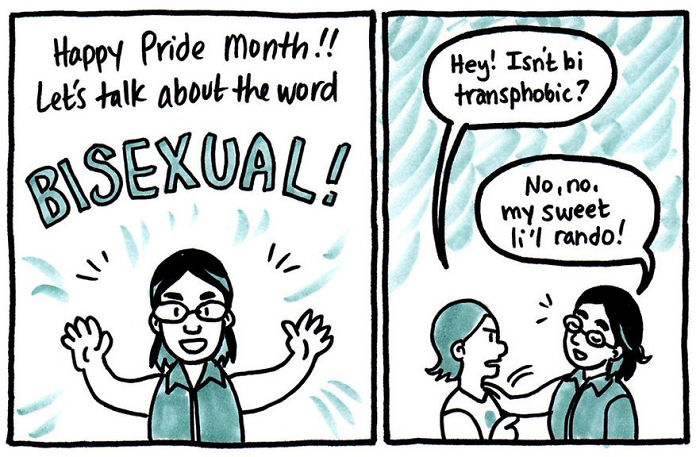 The Way This Artist Explained Bisexuality In A Simple Comic Went Viral, But Not Everyone Agrees