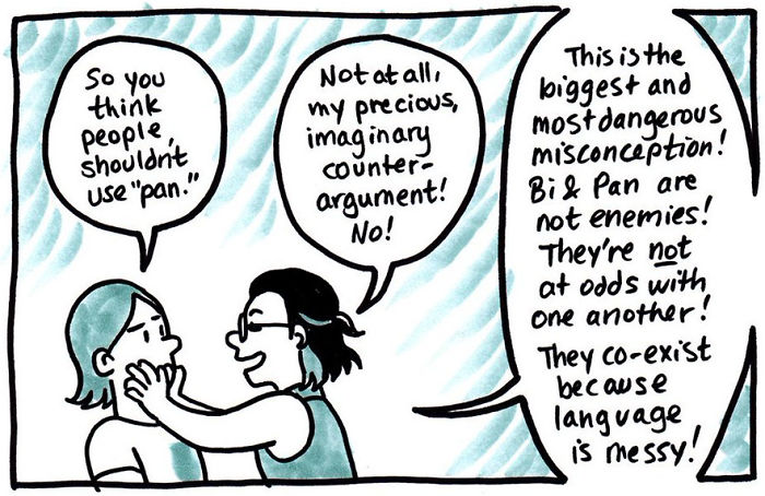 The Way This Artist Explained Bisexuality In A Simple Comic Went Viral, But Not Everyone Agrees